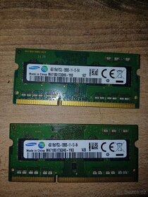 2x 4GB sodim DDR3