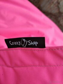 Sedací vak růžový - Crazy shop