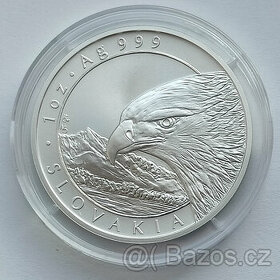 Stříbrná investiční mince Orel 2022 stand - 1 oz