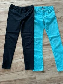Dětské kalhoty, džíny vel. 146 a 152 pěkný stav
