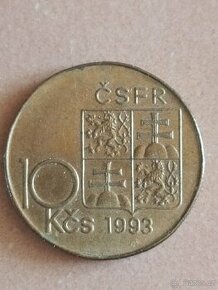 10 Kčs 1993 - 1