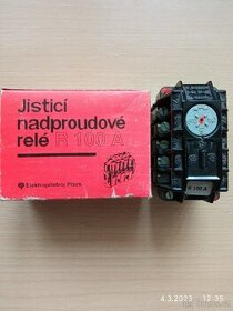 Jistící nadproudové relé 1,2 - 1,8A; 10A