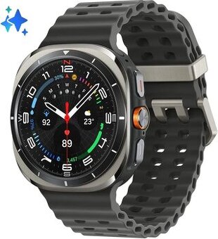 Samsung Galaxy Watch Ultra stříbrný titan NOVÉ, NEROZBALENÉ
