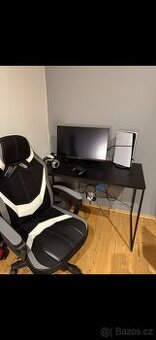 Herní set - Ps5 , herní monitor , židle , stůl a sluchátka