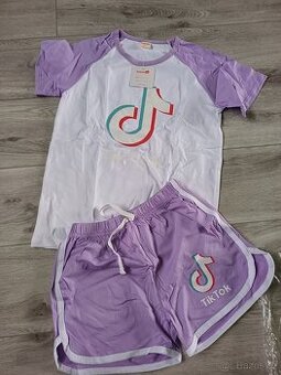 Letní set triko a kraťasy Tik Tok, vel 150