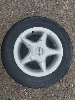 (č.24) 14"Alu kola Ford s letními pneu