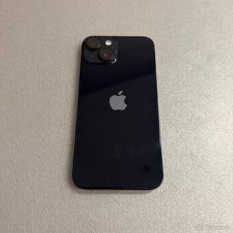 iPhone 14 128GB černý, pěkný stav, 12 měsíců záruka