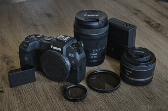 📸 Foto set – Canon RP + 2 objektivy | REZERVOVÁNO