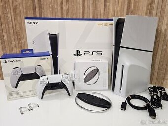 SONY PLAYSTATION 5 SLIM + 5 HER + VERTIKÁNÍ STOJAN