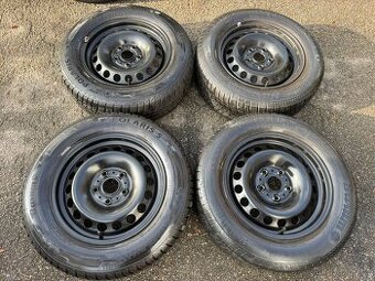 4ks komplet plech 15" 5x112 zimní Barum 90% O3 pěkné