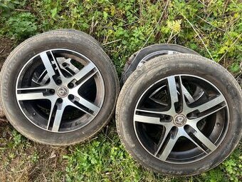 Alu kola 16” 5x108 a Letni Pneu 205/55 R16