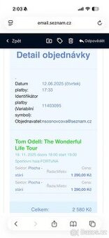 Koncert Tom Odell 19.11.2025