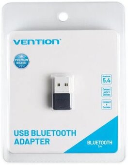 Vention USB Bluetooth 5.4 Adapter Black Mini Type