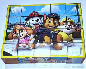 TLAPKOVÁ PATROLA KOSTKY SKLÁDAČKA OBRÁZKOVÉ KOSTKY (NOVÉ)