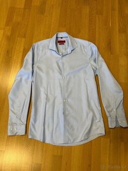 Modro bílá košile