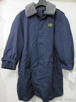 Zimní kabát ČD s límcem, vložkou a páskem