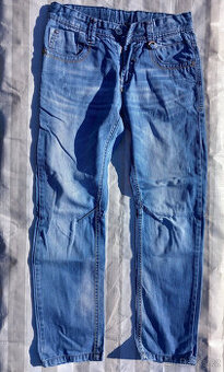 chlapecké rifle/džíny - vel. 140 - zn. F&D