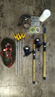 Rybářské pruty, vybavení, kompletní set