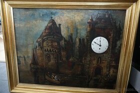 obrazove hodiny na plechu