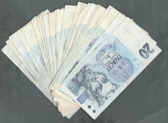 Staré bankovky 20 kč 1994