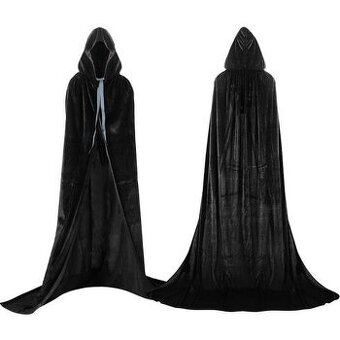 Labellevie Cape Hooded Dlouhý VELVET Cape Upír Kostým