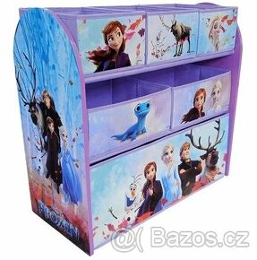 Dřevěný organizér na hračky Disney  - Frozen - 1