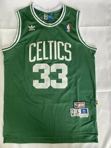 Retro Larry Bird #33 Basketbalové dresy Boston Celtics se ze