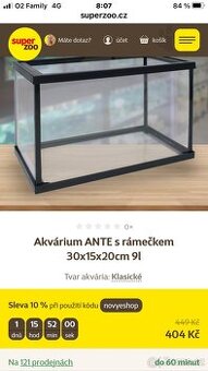 Akvarium Ante 9L