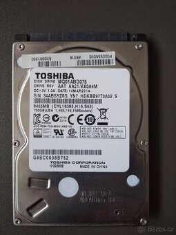 Pevný disk Toshiba MQ01ABD075