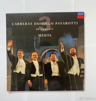 PRODÁM GRAMOFONOVOU DESKU - CARRERAS DOMINGO PAVAROTTI