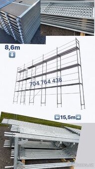 Rámové Lešení- 130m2- systém Baumann-