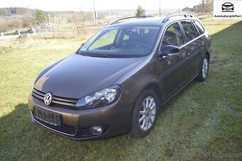 VW Golf 6 combi 2,0 103 kw 1.majitel z Německa serviska - 1