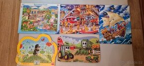 Dětské puzzle - 5 ks