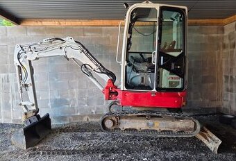 Prodám minibagr Takeuchi TB325r, 2023, 850mth