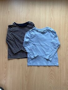2x Triko s dl.rukávem zn. F&F vel. 18-24 m 92 cm