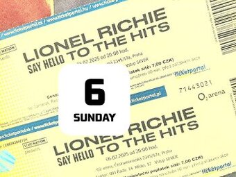 Lionel Richie 6.7.2025 - nejlepsi mista, primy vyhled