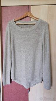 Béžový / khaki přízový svetr 42 /M-L - 1