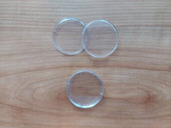 10x plastová krabička kapsle na mince do průměru 31 mm SLEVA