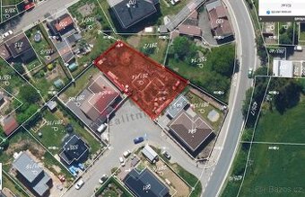Stavební pozemek 654m2, včetně st. povolení (RD 4+1 - 114m2)