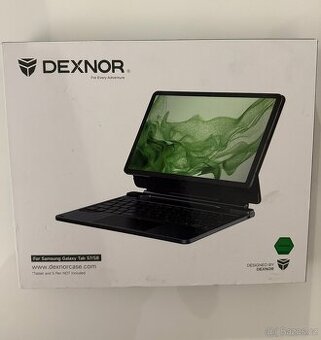 Pouzdro s klávesnicí pro Samsung Galaxy Tab S7 / S8, Dexnor