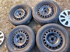 6,5x16 5x112 et41 ocelová kola Passat Superb+zimní 215/60/16