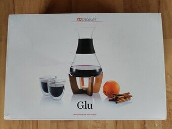 Džbán a sklenice na svařené víno, dárková sada