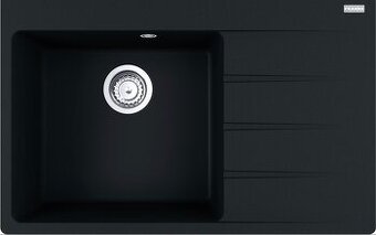 Kuchyňský dřez Franke Centro CNG 611-78 TL/2 Onyx, levý