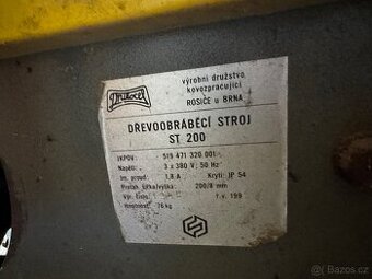 Dřevoobráběcí stroj ST 200 - 1