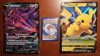Originální karty Pokémon "jumbo” - perfektní stav