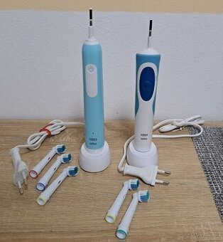 2x elektrický zubní kartáček Oral B, nový a zánovní