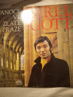 Gramofonová deska LP K. Gott Vánoce ve zlaté Praze