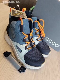 Nové dětské kožené boty s goretex ECCO,vel.35