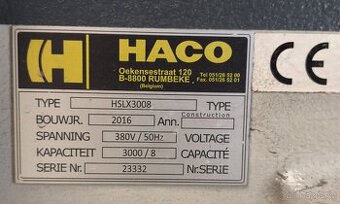 SLEVA Tabulové nůžky HACO HSLX 3008 - 1