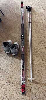 Běžky salomon skate + hůlky + boty